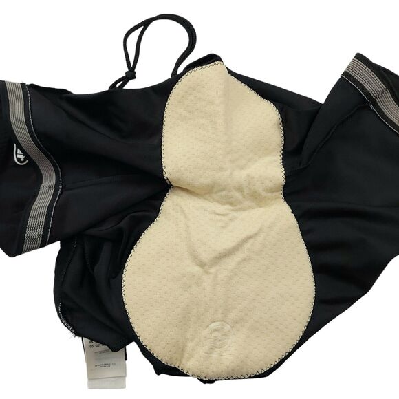 Rei Cycling Shorts Womens Medium Black Padded Drawstring Activewear - Picture 3 of 10